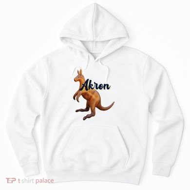 Akron Kangaroo Fun Retro Zips Hoodie