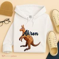 Akron Kangaroo Fun Retro Zips Hoodie thumb 4
