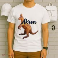Akron Kangaroo Fun Retro Zips T-Shirt thumb 6