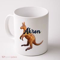 Akron Kangaroo Fun Retro Zips Coffee Mug thumb 0