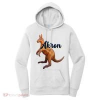 Akron Kangaroo Fun Retro Zips Women's Hoodie thumb 0