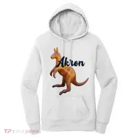 Akron Kangaroo Fun Retro Zips Women's Hoodie thumb 0