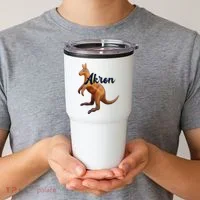 Akron Kangaroo Fun Retro Zips Tumbler thumb 2
