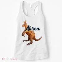 Akron Kangaroo Fun Retro Zips Women's Tank Top thumb 0