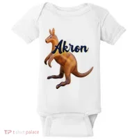 Akron Kangaroo Fun Retro Zips Baby Bodysuit thumb 0
