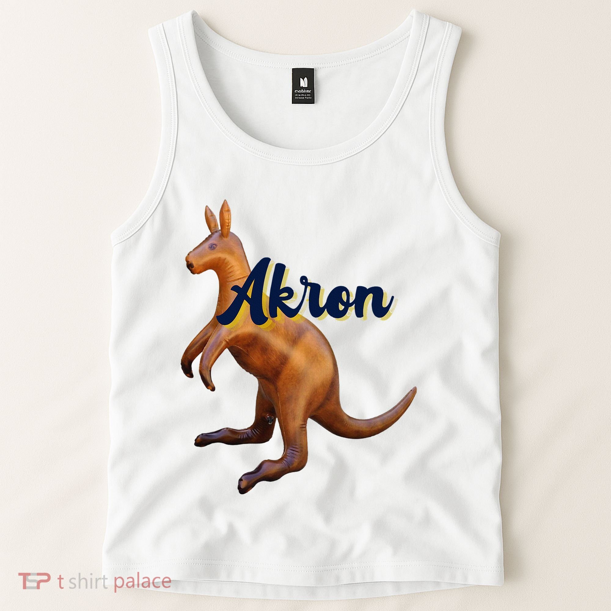 Akron Kangaroo Fun Retro Zips Tank Top