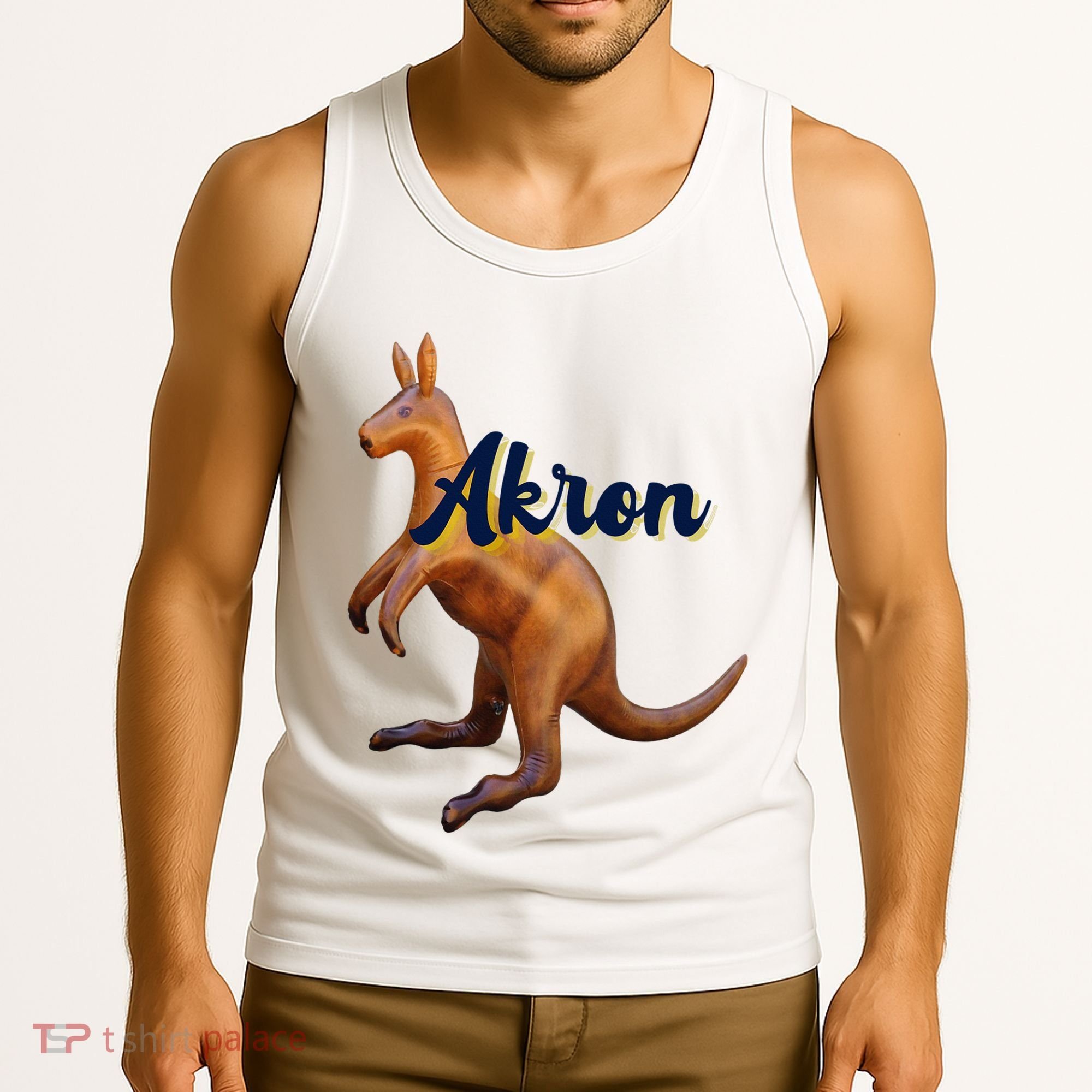 Akron Kangaroo Fun Retro Zips Tank Top