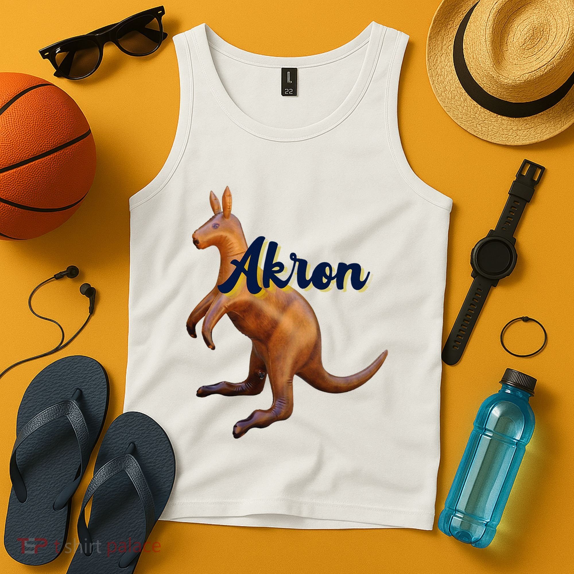 Akron Kangaroo Fun Retro Zips Tank Top