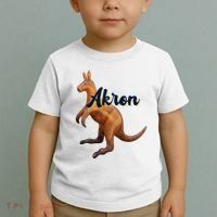 Akron Kangaroo Fun Retro Zips Toddler T-Shirt thumb 2