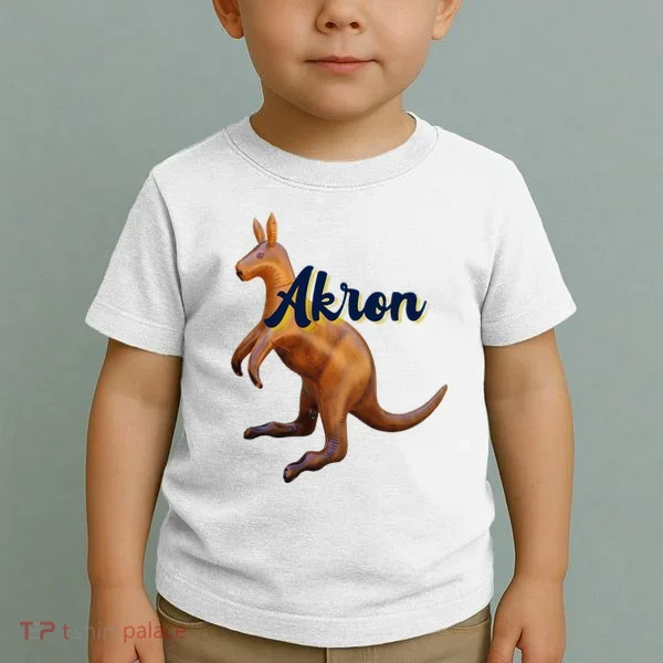 Akron Kangaroo Fun Retro Zips Toddler T-Shirt