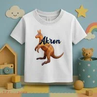 Akron Kangaroo Fun Retro Zips Toddler T-Shirt thumb 3