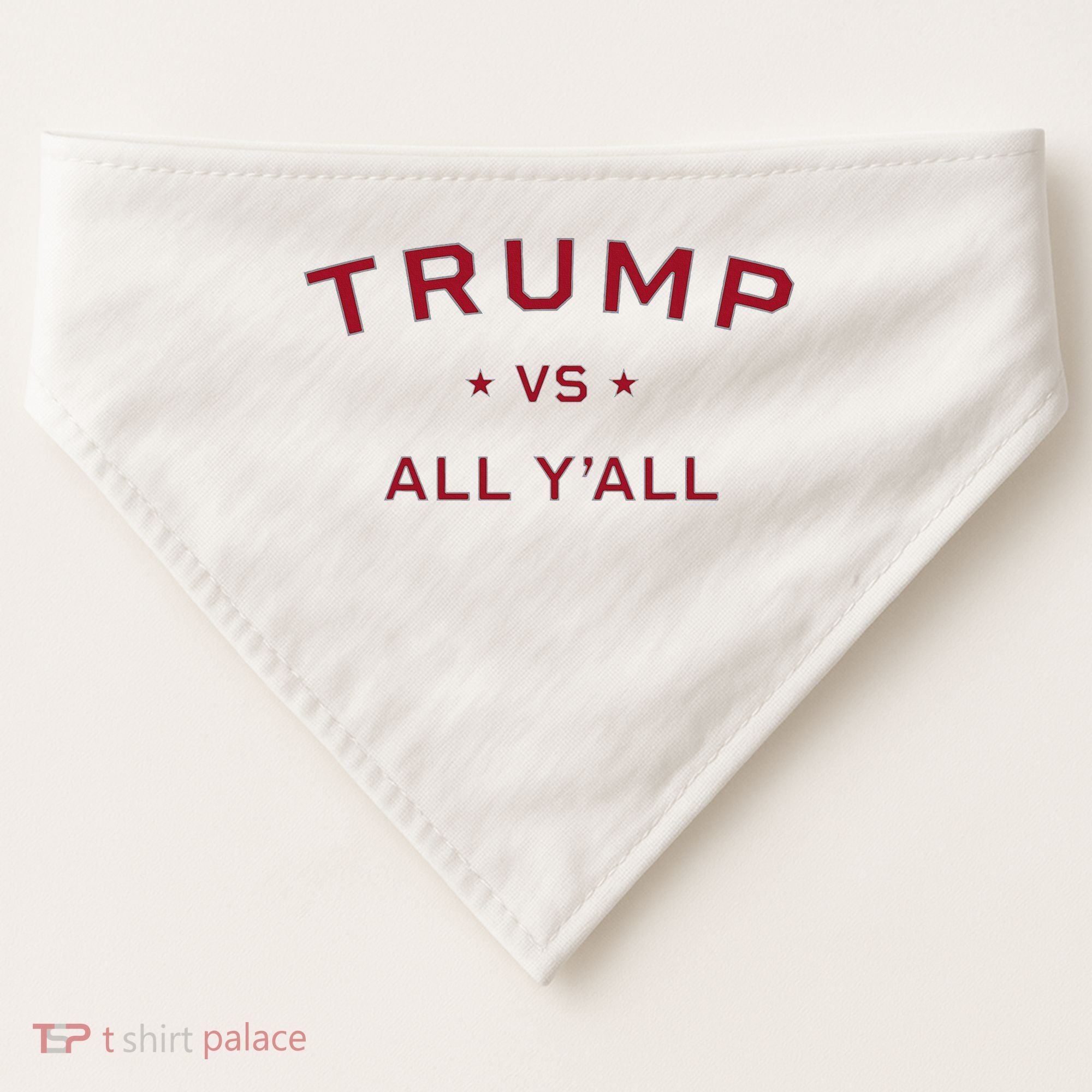 Anti Kamala Harris 24 Pro Trump 2024 Vs All Yall USA-Made Doggie Bandana