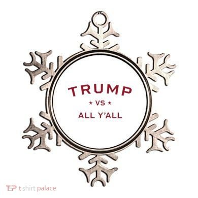 Anti Kamala Harris 24 Pro Trump 2024 Vs All Yall Ornament