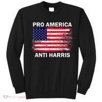 Anti Kamala Harris Pro America Flag Kamala Harris Gift Sweatshirt thumb 0