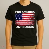 Anti Kamala Harris Pro America Flag Kamala Harris Gift T-Shirt thumb 3