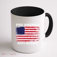 Anti Kamala Harris Pro America Flag Kamala Harris Gift Coffee Mug thumb 1