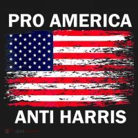 Anti Kamala Harris Pro America Flag Kamala Harris Gift Polo thumb 3