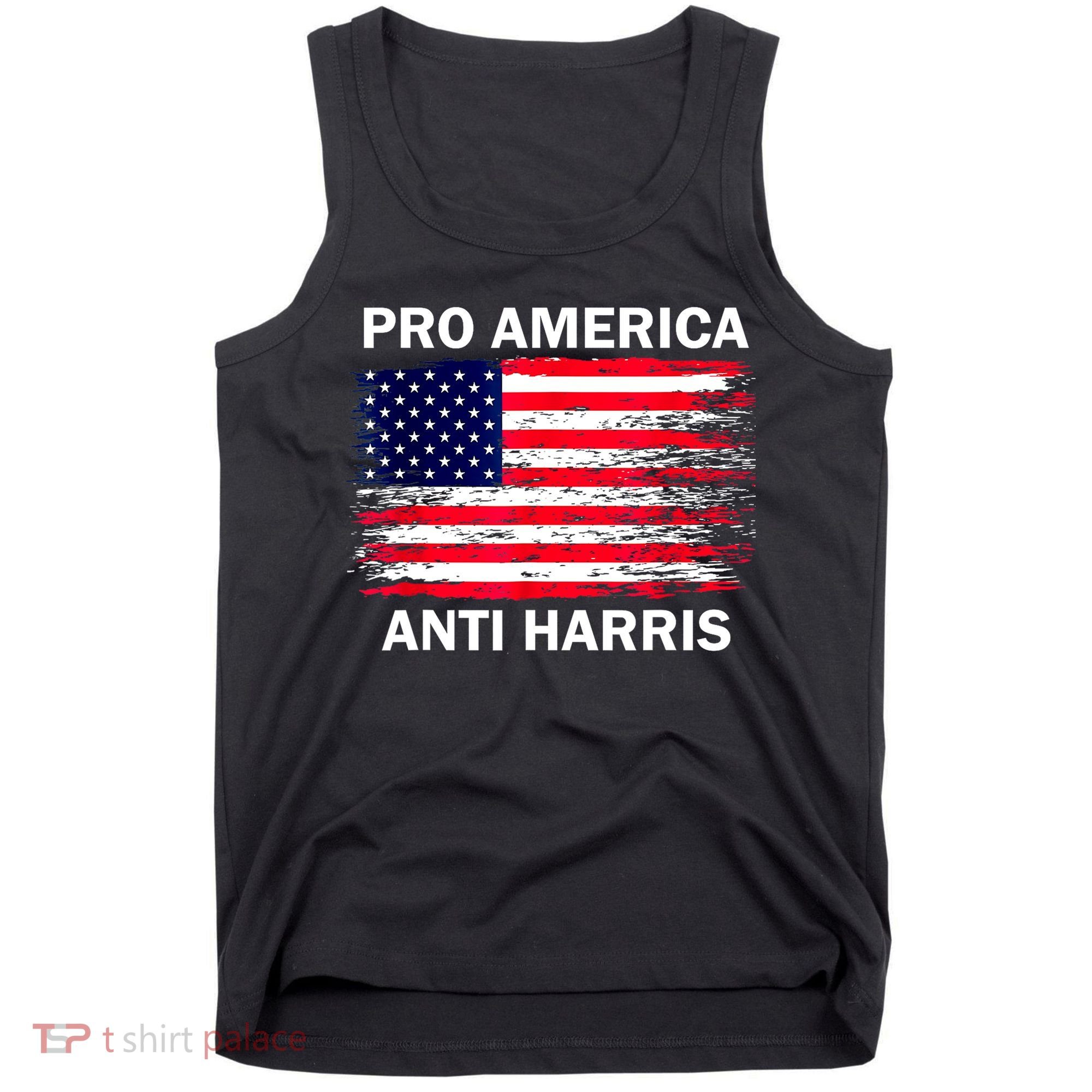 Anti Kamala Harris Pro America Flag Kamala Harris Gift Tank Top