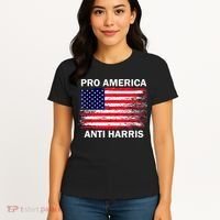 Anti Kamala Harris Pro America Flag Kamala Harris Gift Women's T-Shirt thumb 4