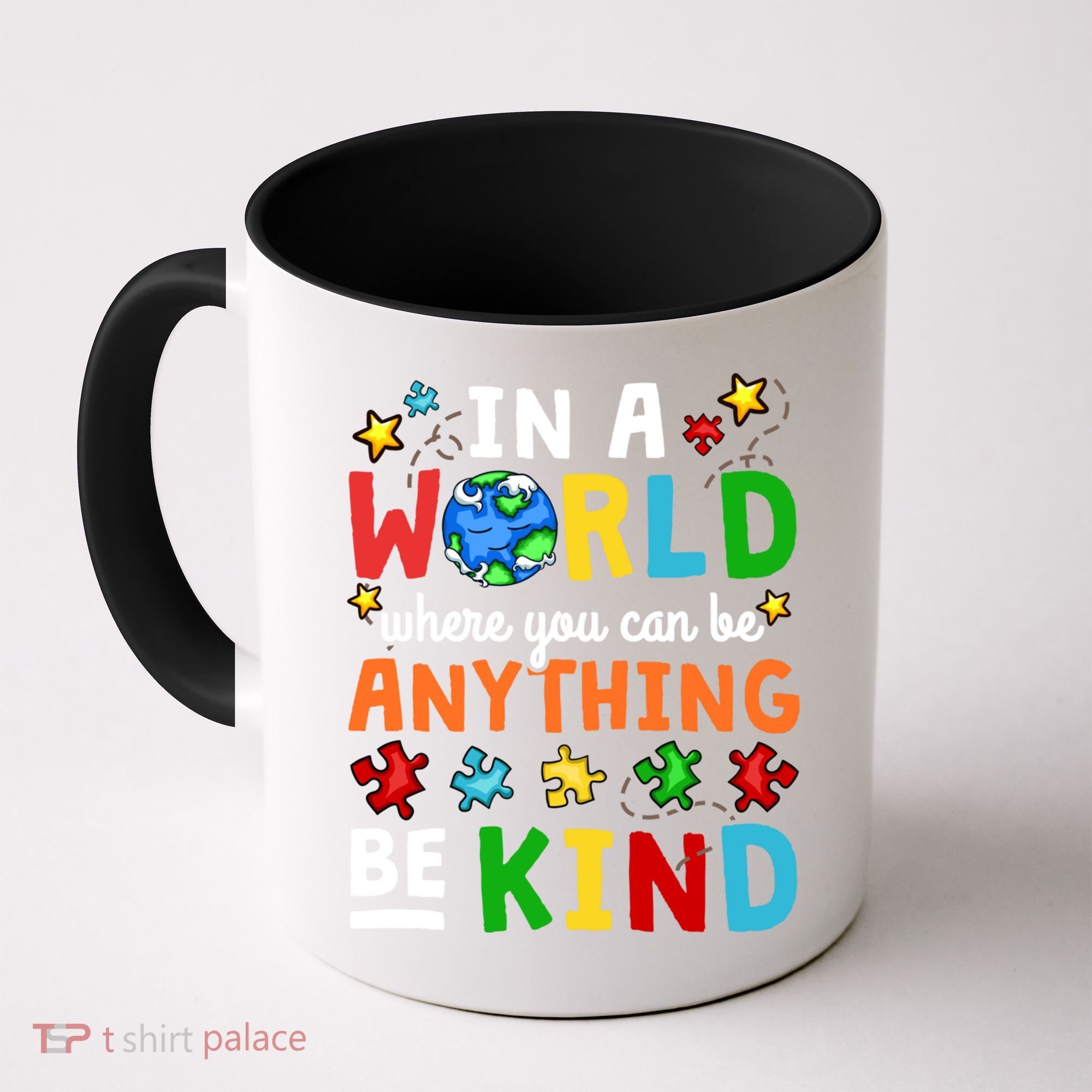 Autism Kindness Inspirational Be Kind Awareness Cute Gift Coffee Mug