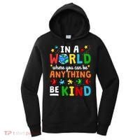 Autism Kindness Inspirational Be Kind Awareness Cute Gift Women's Hoodie thumb 0