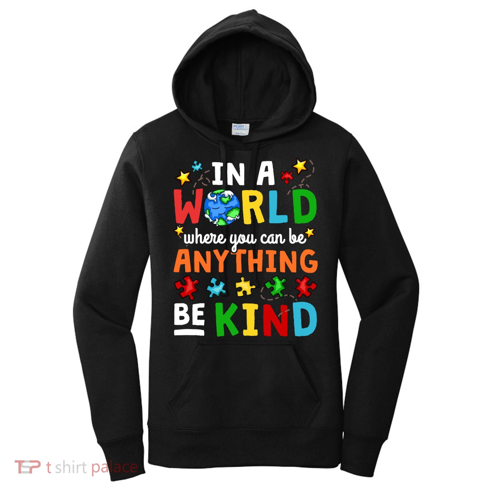 Autism Kindness Inspirational Be Kind Awareness Cute Gift Women's Hoodie