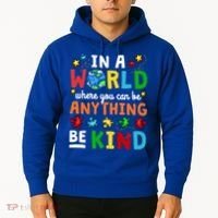 Autism Kindness Inspirational Be Kind Awareness Cute Gift Hoodie thumb 2