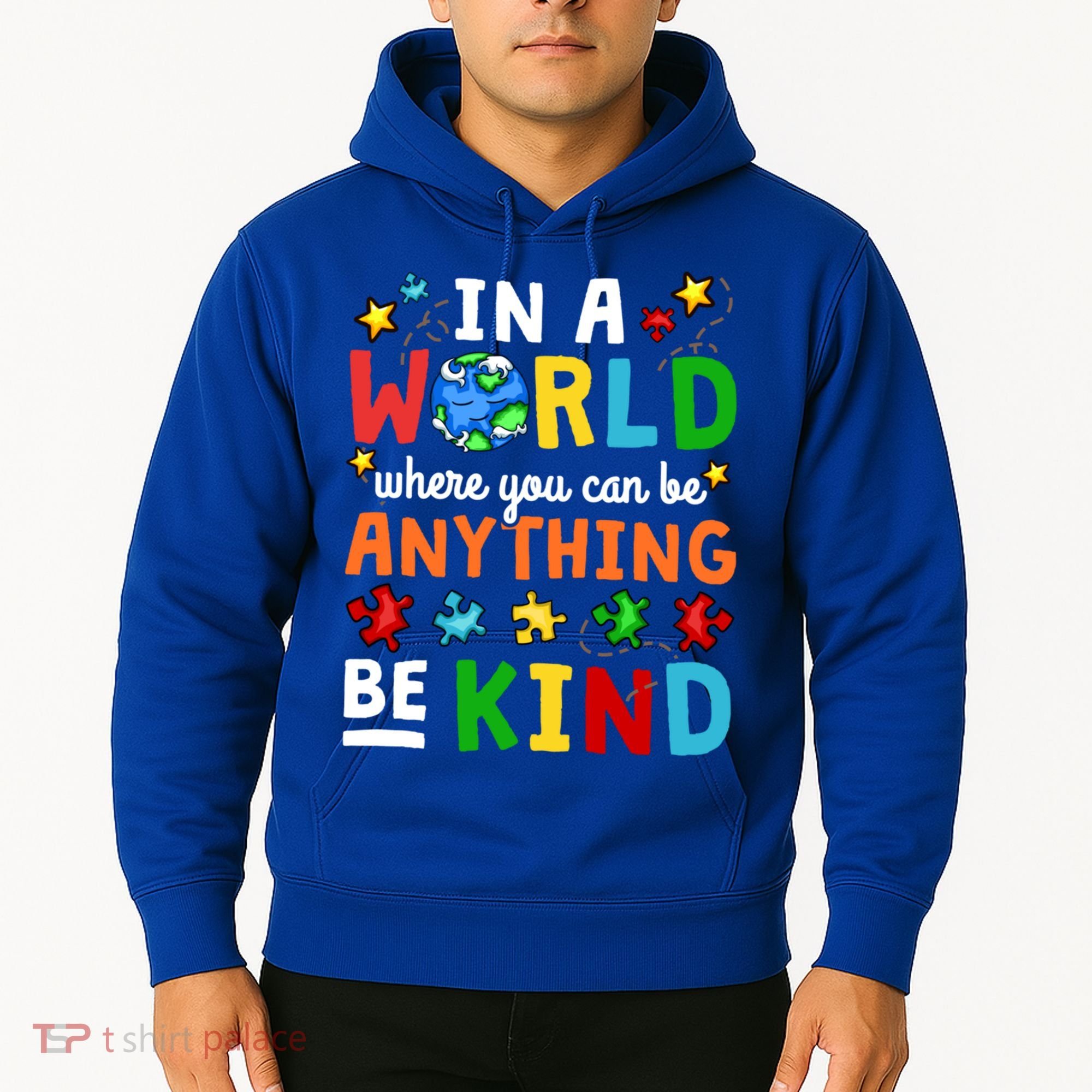 Autism Kindness Inspirational Be Kind Awareness Cute Gift Hoodie