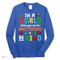 Autism Kindness Inspirational Be Kind Awareness Cute Gift Long Sleeve Shirt thumb 0