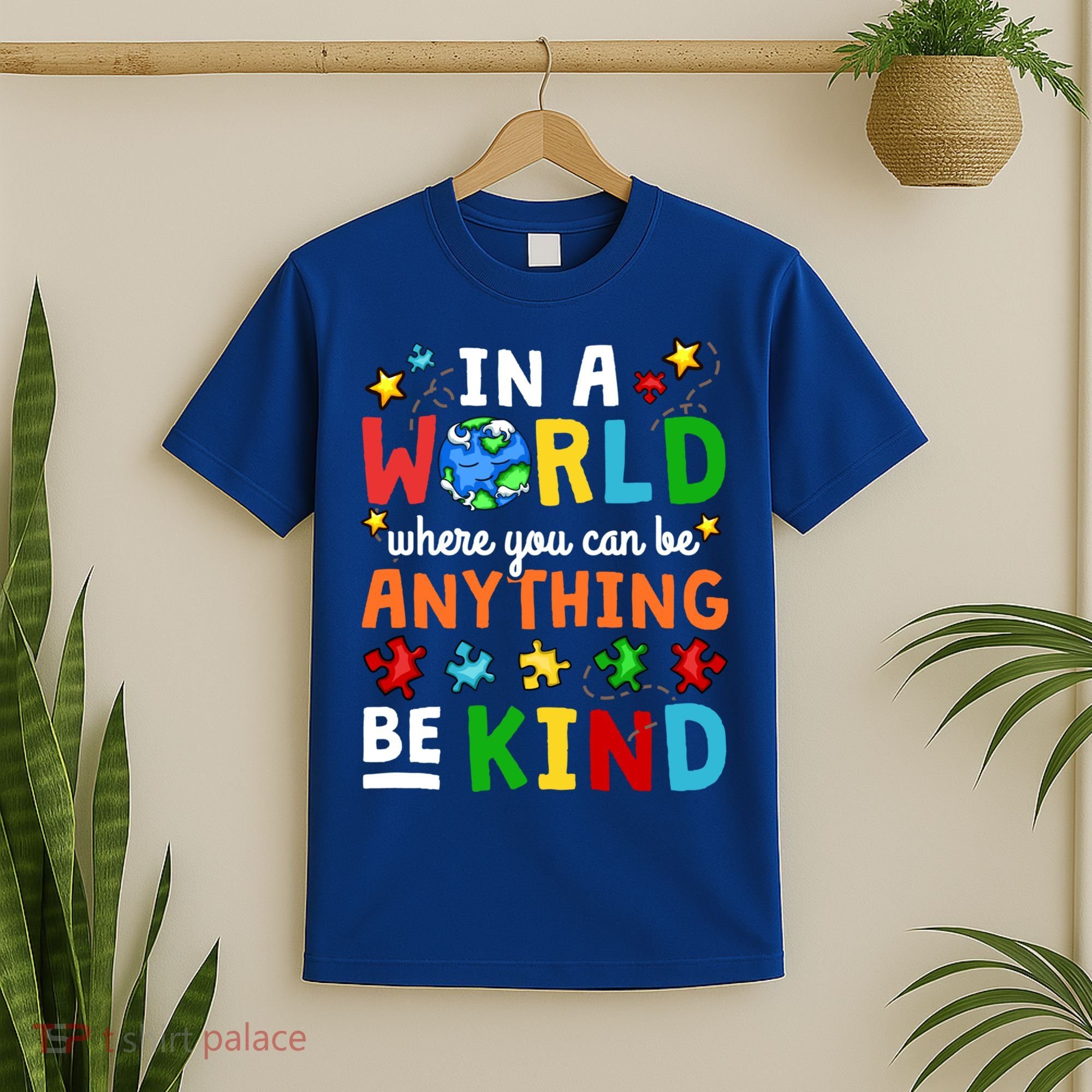 Autism Kindness Inspirational Be Kind Awareness Cute Gift T-Shirt