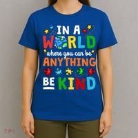 Autism Kindness Inspirational Be Kind Awareness Cute Gift T-Shirt thumb 4