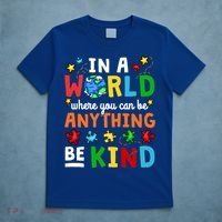 Autism Kindness Inspirational Be Kind Awareness Cute Gift T-Shirt thumb 5