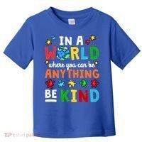 Autism Kindness Inspirational Be Kind Awareness Cute Gift Toddler T-Shirt thumb 0