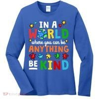 Autism Kindness Inspirational Be Kind Awareness Cute Gift Women's Long Sleeve Shirt thumb 0