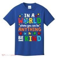 Autism Kindness Inspirational Be Kind Awareness Cute Gift Kids T-Shirt thumb 0