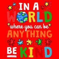 Autism Kindness Inspirational Be Kind Awareness Cute Gift Santa Hat thumb 1