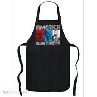America Killing It Since 1776 Horror The Red White And Blue Apron thumb 0