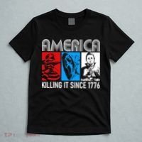America Killing It Since 1776 Horror The Red White And Blue T-Shirt thumb 5