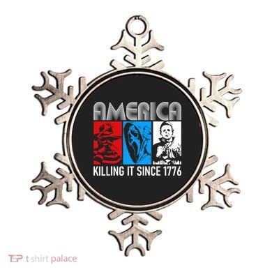 America Killing It Since 1776 Horror The Red White And Blue Ornament