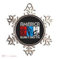 America Killing It Since 1776 Horror The Red White And Blue Ornament thumb 0