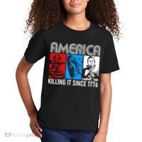 America Killing It Since 1776 Horror The Red White And Blue Kids T-Shirt thumb 2