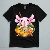 Axolotl Kawaii Japanese Food T-Shirt thumb 5