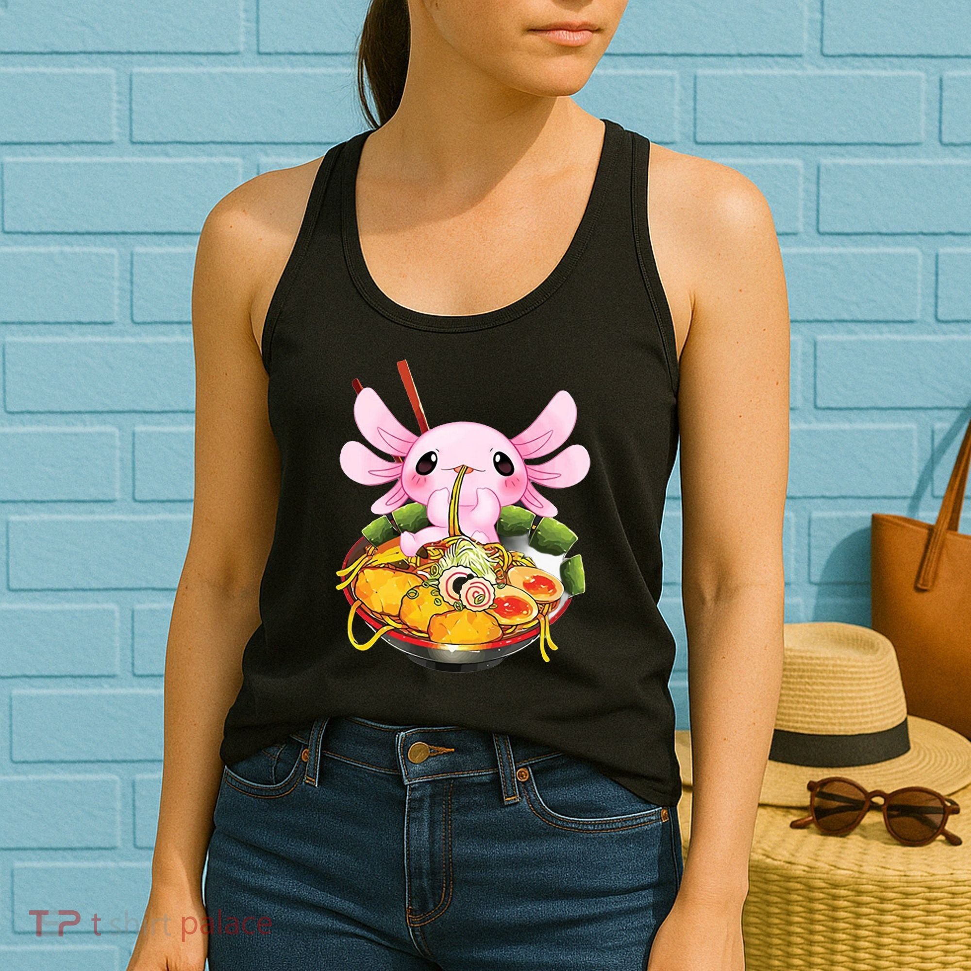 Axolotl Kawaii Japanese Food Women's Tank Top