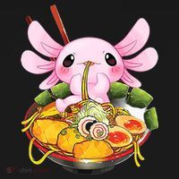 Axolotl Kawaii Japanese Food Women's Tank Top thumb 5
