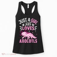 Axolotl Kawaii Just A Girl Who Loves Axolotls Women's Tank Top thumb 0