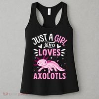 Axolotl Kawaii Just A Girl Who Loves Axolotls Women's Tank Top thumb 3