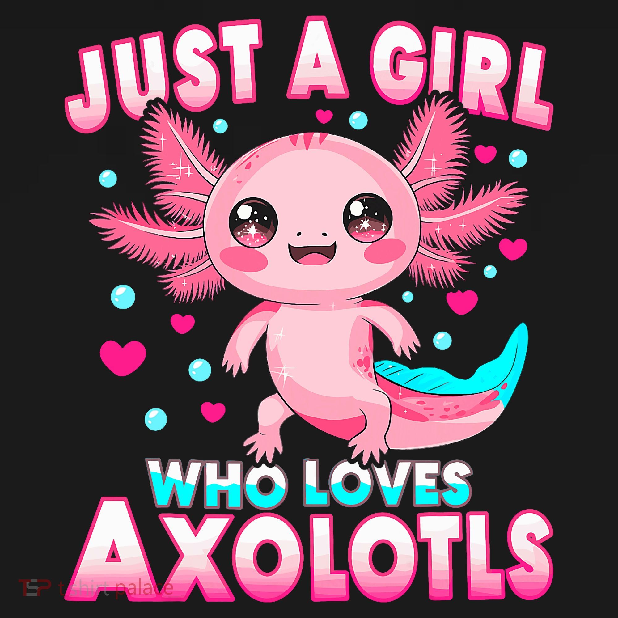Axolotl Kawaii  Just A Girl Who Loves Axolotls Long Sleeve Shirt