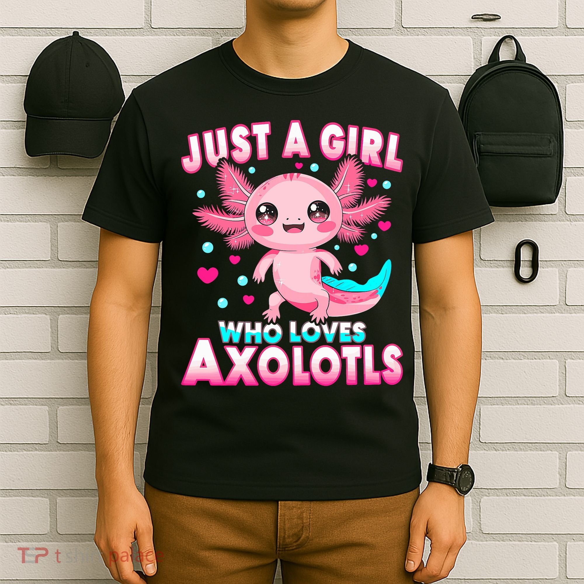 Axolotl Kawaii  Just A Girl Who Loves Axolotls T-Shirt
