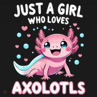 Axolotl Kawaii Just A Girl Who Loves Axolotls Women's Tank Top thumb 5