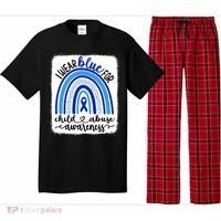 All KidsMatter Pinwheel Blue Rainbow Child Abuse Awareness Pajama Set thumb 0